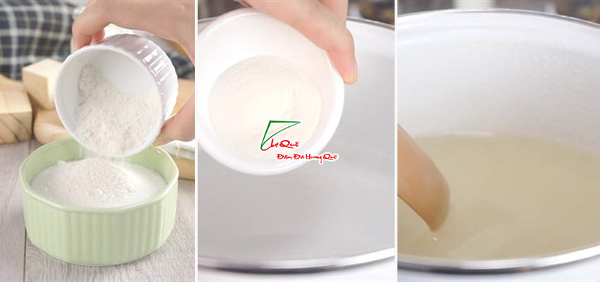 Nấu thạch rau c&acirc;u